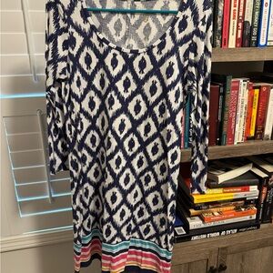 Lilly Pulitzer navy cotton dress